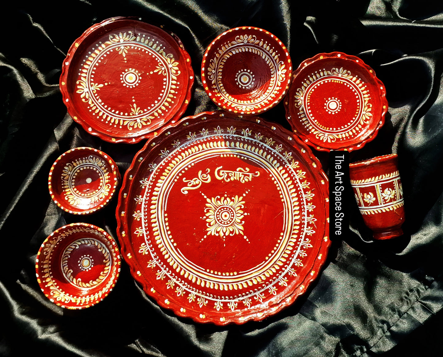 Terracotta Thala Bati Set